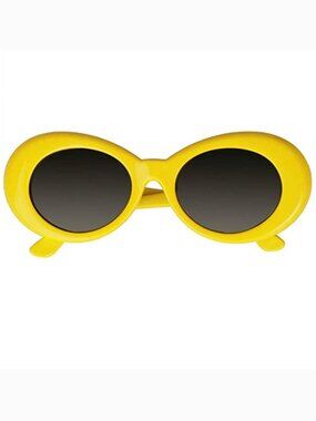 Yellow Kurt Cobain 90s Clout Goggles NWT